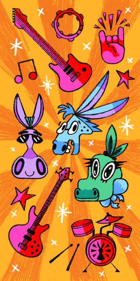 &#39;Mules&#39; theatre show (background)